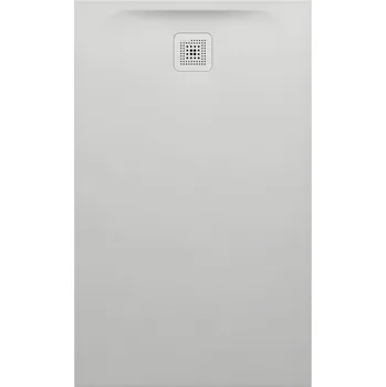 Sprchová vanička LAUFEN PRO Sprchová vanička, obdélníková, s odtokem na kratší straně, materiál Marbond 1300x800, Light grey - H2159550770001