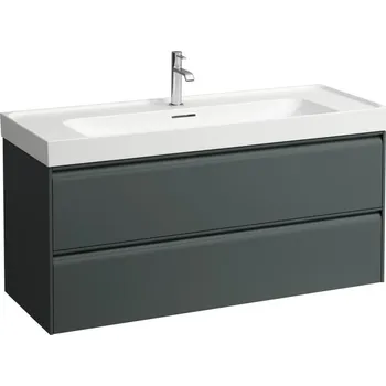 Koupelnový nábytek LAUFEN MEDA Skříňka pod umyvadlo, 2 zásuvky, pro umyvadlo H814111 1180x450, Šedá traffic - H4216320112661