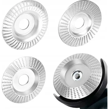 Brusný kotouč 3x KOTOUČ NA BROUŠENÍ FRÉZA NA DŘEVO 125mm 22 FRÉZA RAŠPLE BRUSNÝ