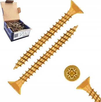 Vrut Vruty do dřeva 3x16mm 500 ks. Kalené vruty Plný závit Marcopol