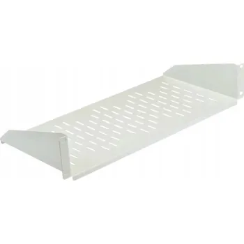 Racková skříň Šedá police RACK Eco 19" 2U, hloubka 220 mm, perforovaná, vysoká kvalita StalFlex