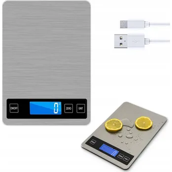 Kuchyňská váha Kuchyňská váha PRECIZNÍ KUCHYŇSKÁ VÁHA stříbrná/šedá 15 kg