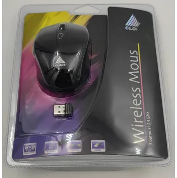 Bezdrátová Myš Clone Černá 1600 DPI