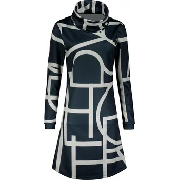 Dámská mikina Dámská prodloužená mikina premium ALTISPORT VOJ/ALW085MI06 ČERNÁ M