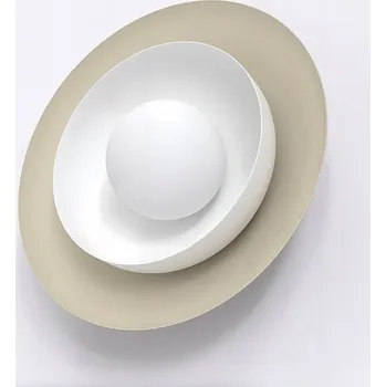 Nástěnné svítidlo Emibig POPPI K1 MO WHITE Nástěnné svítidlo Mocha. bílá patice G9, max. 8W LED B