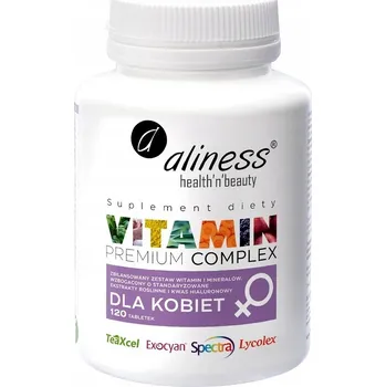 Doplněk stravy Aliness Vitamin Premium Complex pro ženy, 120 ks