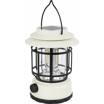 Stojací lampa Kempingová lampa maXvision LED 30 W, voděodolná, se solárním panelem a USB