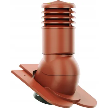 Vrták Větrací komín IZOLOVANÝ Smart fi150 taška bobrovka s ozdobou KASZTAN (Kaštanová)