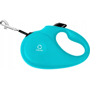 Vodítko pro psa Vodítko pro psa COLLAR automatické, modré, velikost L, do 50 kg
