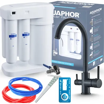 vodní filtr SADA PRO ÚPRAVU PITNÉ VODY FILTR REVERZNÍ OSMÓZY PZH + TŘÍCESTNÁ BATERIE