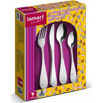 Příbory pro děti KID Lamart LT5013 4 ks