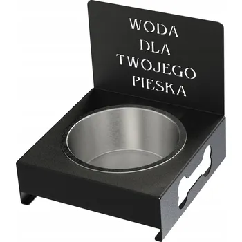 Miska pro psa Stojan na misku kovový Domer černý 1,8 l