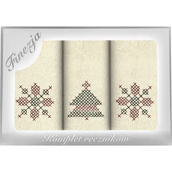 Utěrka Sada vánočních ručníčků jako dárek NORSKÝ PRODUKT POLSKÝ KONEY