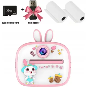 IP kamera DRUKUŚ, MINI FOTOAPARÁT S MP3, HRY, USB, ČTEČKA KARET, 2 ROLKY PAPÍRU, KAMERA