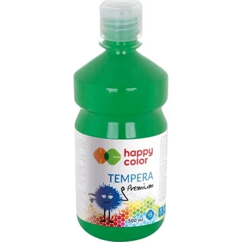 Vodová barva Temperové Barva na plakáty HAPPY COLOR 500ml zelená