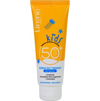 Přípravek na opalování LIRENE SUN Kids Dětský krém na obličej SPF50+ 50 ml, expirace 08/2025