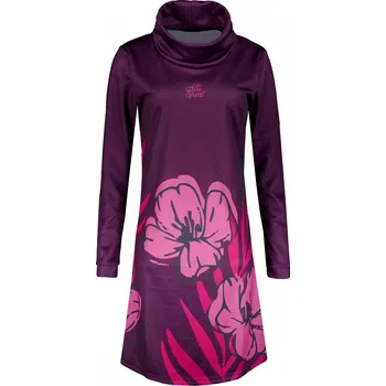 Dámská mikina Dámská prodloužená mikina premium ALTISPORT VOJ/ALW0107MI06 VÍNOVÁ XXXL