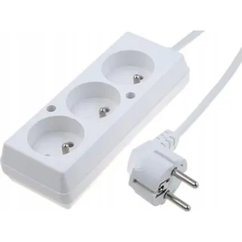 Napájecí kabel Prodlužovací Kabel Blow 5 m 3 ks bílá