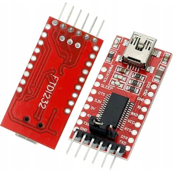 IP kamera ROSFIX MODUL PŘEVODNÍKU USB UART RS232 TTL FT232RL FTDI MINIUSB LED DIODY 3