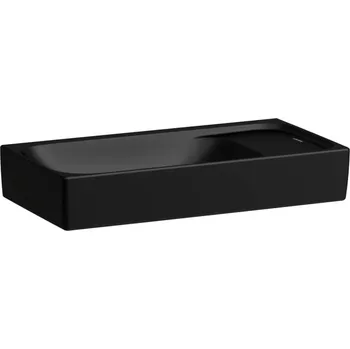 LAUFEN MEDA Umývátko, s armaturní deskou vpravo 460x235, Černá mat - H8151137161121