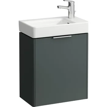 Koupelnový nábytek LAUFEN BASE Skříňka pod umyvadlo, závěsy dvířek vpravo, pro umyvadlo H815954 460x265, Šedá traffic - H4021021102661