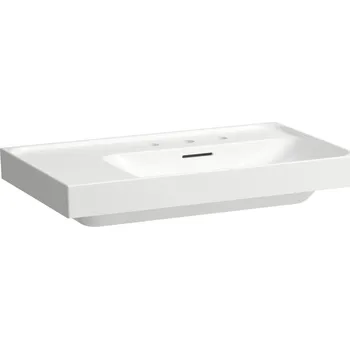 Umyvadlo LAUFEN MEDA Umyvadlo, s odkládací plochou vlevo 800x460, Bílá LCC (LAUFEN Clean Coat) - H8171154001081