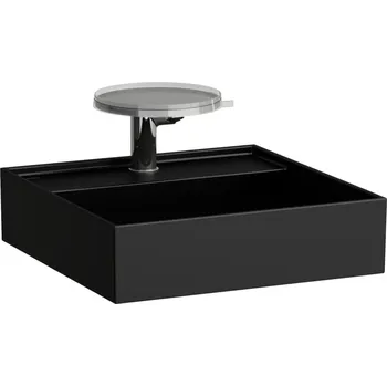 Umyvadlo Kartell LAUFEN Umývátko, se skrytým opadem 460x460, Černá mat - H8153317161111