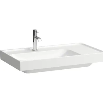 Umyvadlo LAUFEN MEDA Umyvadlo, s odkládací plochou vpravo 800x460, Bílá LCC (LAUFEN Clean Coat) - H8171164001111
