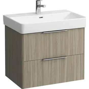 Koupelnový nábytek LAUFEN BASE Skříňka pod umyvadlo, 2 zásuvky, pro umyvadlo H810967 665x440, Světlý jilm - H4023321102621