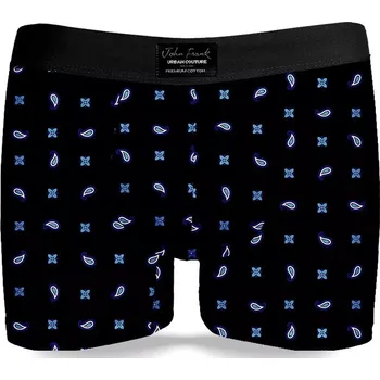 Boxerky Boxerky pro muže John Frank 137 černé velikost L-50/52