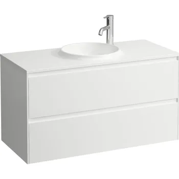 Nábytek LAUFEN LANI Skříňka pod umyvadlo, 2 zásuvky, pro umyvadlo H814075 z materiálu Marbond 970x440, Special colour - H4042721129901