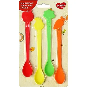Příbor Hami Set 4 lžic na krmení (velikost 12 cm)