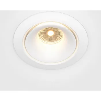 Maytoni Jednoduché vestavné kruhové svítidlo Yin LED Barva: Bílá, Stmívání: Stmívatelné, Teplota chromatičnosti: 3000 Kelvinů DL031-L12W3K-D-W Jednoduché vestavné kruhové svítidlo Yin LED