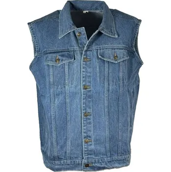 Pánská vesta Vesta pánská džínová nadměrné velikosti 3XL Jeans