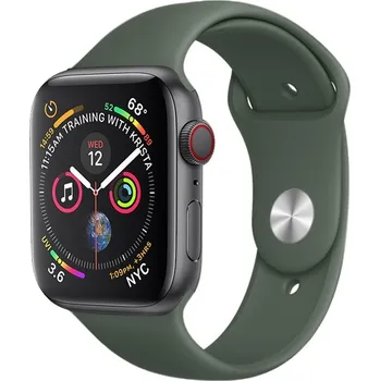 Řemínek na hodinky AW Jednobarevný řemínek na Apple Watch - Olivově zelený Šířka uchycení řemínku: 38/40/41/42mm, Délka řemínku: Dámský - S/M (12 - 18cm), Barva: Olivově zelený IR-MJ01-047