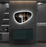 Erga Amelia, asymetrické LED zrcadlo 90x60 cm, 1955 lm, 6500K, zadní osvětlení, ERG-V01-407-9060-00