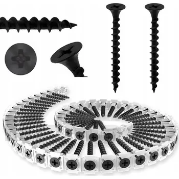 Vrták Šrouby do sádrokartonu Azmet 3,5 x 55 mm, 1000 ks