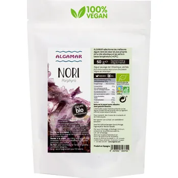 Koření Mořské řasy Nori vločky 50 g BIO ALGAMAR
