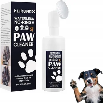 Kosmetika pro psa Čisticí pěna na tlapky pro psa kočku – bez oplachování 100 ml