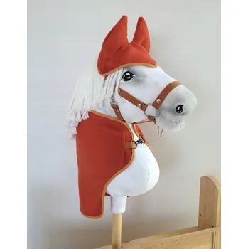 Hobby horsing Sada pro Hobby Horse A4: deka + chrániče uší - rezavá Super Hobby Horse