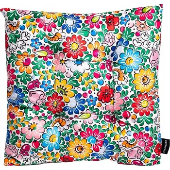 Polštář Polštář na židli Folkstar vzor opolská dekorace interiéru 45x45 samet