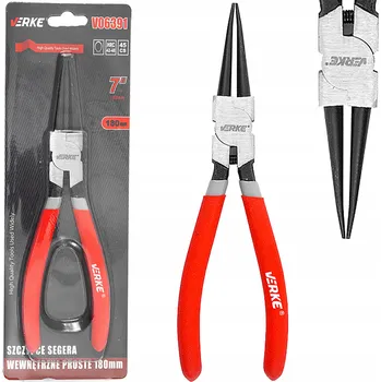 Kleště KLEŠTĚ NA SÉGROVKY VNITŘNÍ PŘÍMÉ 180 MM VERKE