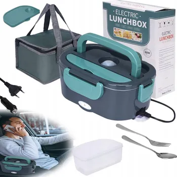 Svačinový box ELEKTRICKÝ LUNCH BOX TERMOS JÍDLONOSIČ NA OBĚD SVAČINU 1,5 L