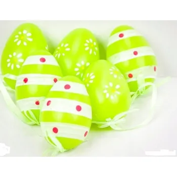 Velikonoční dekorace Velikonoční dekorace vajíčka 6 ks 5220 WIE-0226