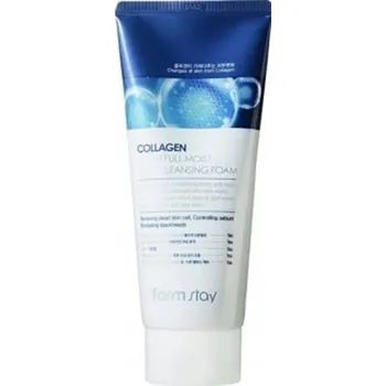 Farmstay Collagen Water Full Moist 180 ml čisticí pěna na obličej