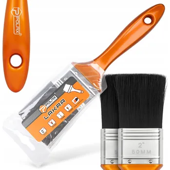 Vrták 2x PLOCHÝ MALÍŘSKÝ ŠTĚTEC 50 mm na Laky, Barvy, Nábytek a Dřevo Z1-P