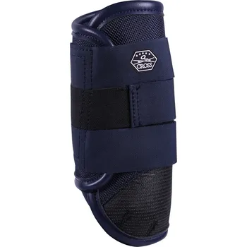 Vybavení pro koně Kamaše QHP Cross, tmavě modré, S