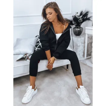 Dámská tepláková souprava AMILIA PREMIUM AY0736 Barva: Černá, Velikost: M