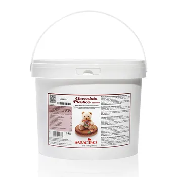 Čokoláda Modelovací čokoláda bílá 5kg - Saracino