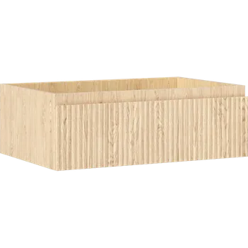 Koupelnový nábytek Mexen Rivel koupelnová skříňka pod umyvadlo 70 cm, 1 zásuvka, drážkovaná, dub - 91A20-07023-1-BF81 Koupelnové skříňky